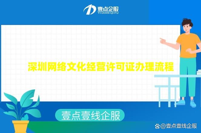 深圳網(wǎng)絡(luò)文化經(jīng)營許可證辦理全流程解析